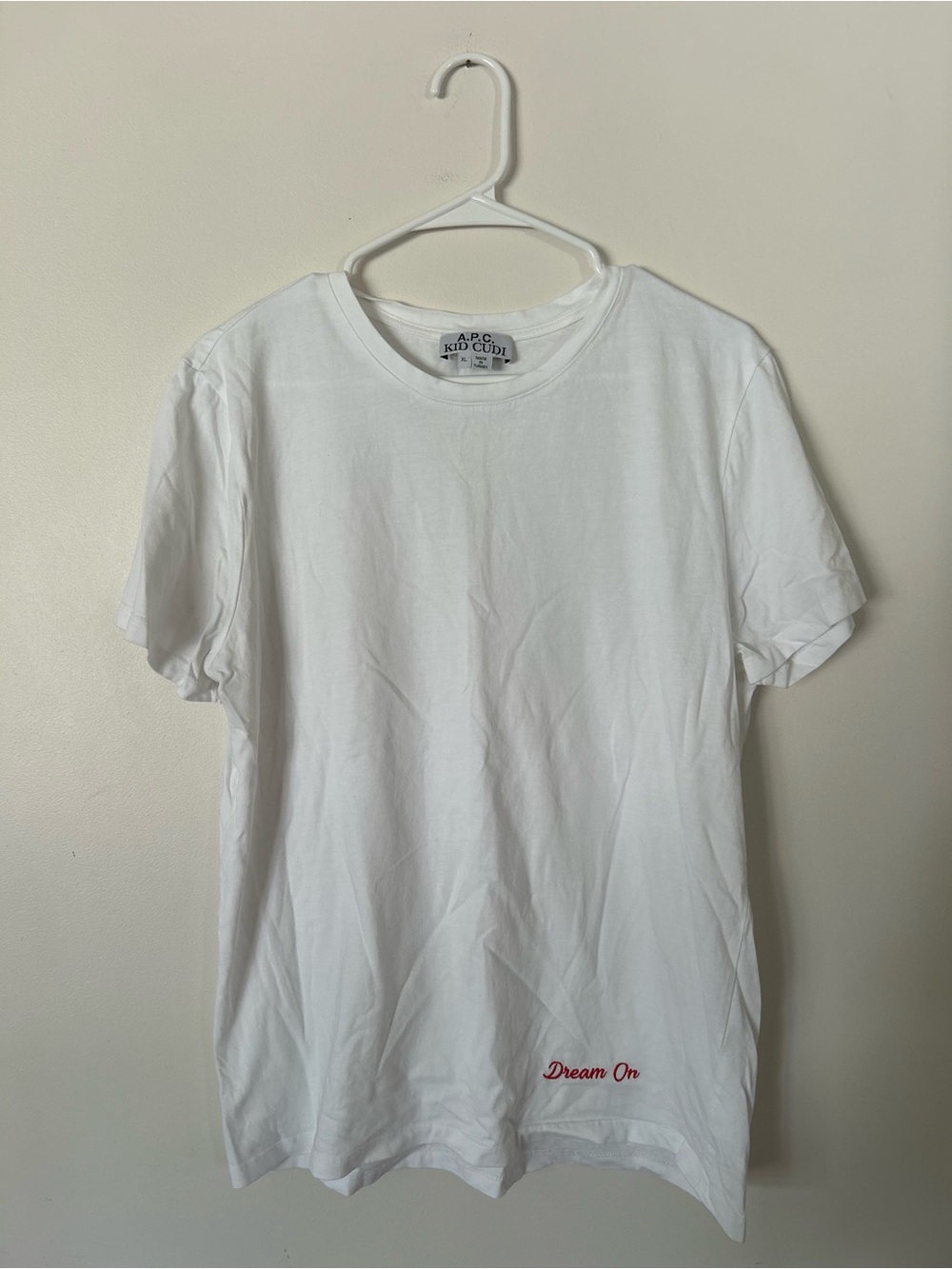 A.P.C. x KID CUDI Dream On T-Shirt White XL